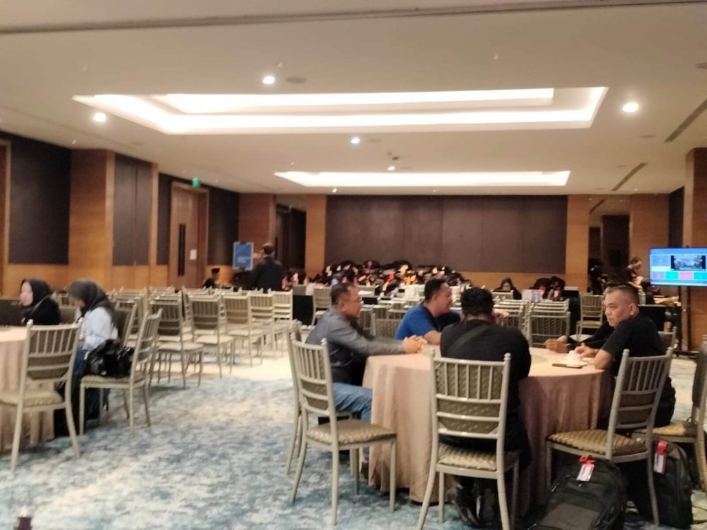 Suasana kegiatan Asdeksi 2025 di Hotel Vasa Surabaya dengan peserta dari berbagai daerah